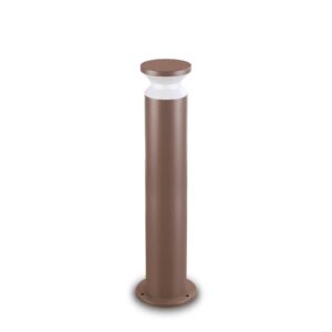 IDEAL LUX Φωτιστικό Κολωνάκι Κήπου TORRE 1xE27 IP65 Καφέ Χρώματος – 321868