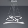 Κρεμαστό Φωτιστικό Trio Lighting LED 75W  Νίκελ Ματ Μεταλλικό Step Dimmable 8000lm 3000K  321910307