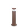 IDEAL LUX Φωτιστικό Κολωνάκι Κήπου TORRE 1xE27 IP44 Καφέ Χρώματος – 321929