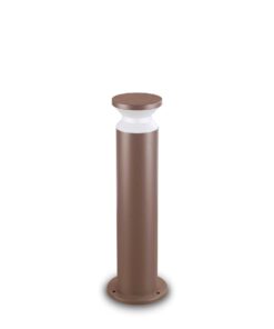 IDEAL LUX Φωτιστικό Κολωνάκι Κήπου TORRE 1xE27 IP44 Καφέ Χρώματος – 321929