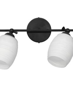 Ράγα και απλίκα δίφωτη ,μεταλλική ,μαύρη με σπαστό κλειδί & λευκά γυαλιά BARREL 2/L KEY BL-WH  Heronia – 01-0391