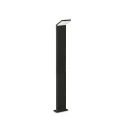 IDEAL LUX Φωτιστικό Κολωνάκι Κήπου STYLE LED 9W 4000K IP54 Μαύρου Χρώματος – 322230