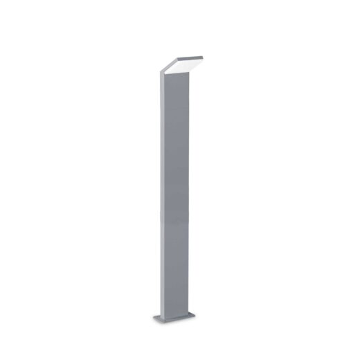 IDEAL LUX Φωτιστικό Κολωνάκι Κήπου STYLE LED 9W 4000K IP54 Γκρι Χρώματος – 322353