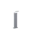 IDEAL LUX Φωτιστικό Κολωνάκι Κήπου STYLE LED 9W 4000K IP54 Γκρι Χρώματος – 322544