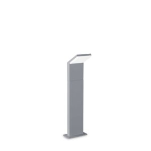 IDEAL LUX Φωτιστικό Κολωνάκι Κήπου STYLE LED 9W 4000K IP54 Γκρι Χρώματος – 322544