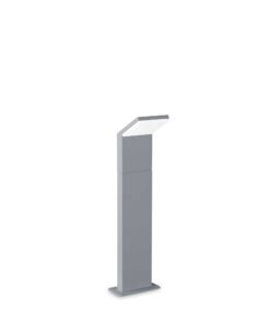 IDEAL LUX Φωτιστικό Κολωνάκι Κήπου STYLE LED 9W 3000K IP54 Γκρι Χρώματος – 322551