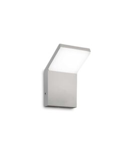 IDEAL LUX Επιτοίχιο Φωτιστικό STYLE LED 9W 3000K IP54 Γκρι Χρώματος – 322650