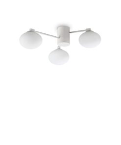 IDEAL LUX Φωτιστικό Οροφής HERMES 3xG9 Λευκού Χρώματος – 322667