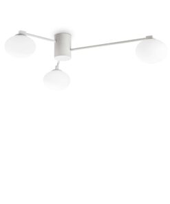 IDEAL LUX Φωτιστικό Οροφής HERMES 3xG9 Λευκού Χρώματος – 322674
