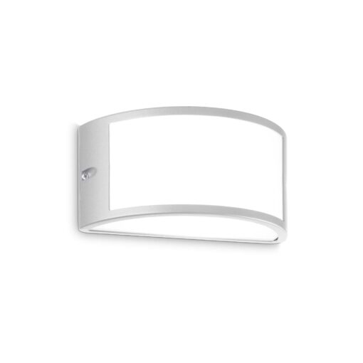 IDEAL LUX Επιτοίχιο Φωτιστικό REX-1 1xE27 IP44 Γκρι Χρώματος – 322735
