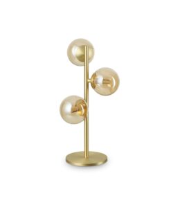 IDEAL LUX Επιτραπέζιο Φωτιστικό PERLAGE 3xG9 Χρυσού Χρώματος – 322759