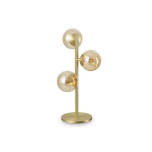 IDEAL LUX Επιτραπέζιο Φωτιστικό PERLAGE 3xG9 Χρυσού Χρώματος – 322759