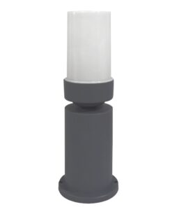 Φωτιστικό Δαπέδου/εδάφους H23CM  Ε/27 γκρί IP44 D-06EB Heronia – 32-0240