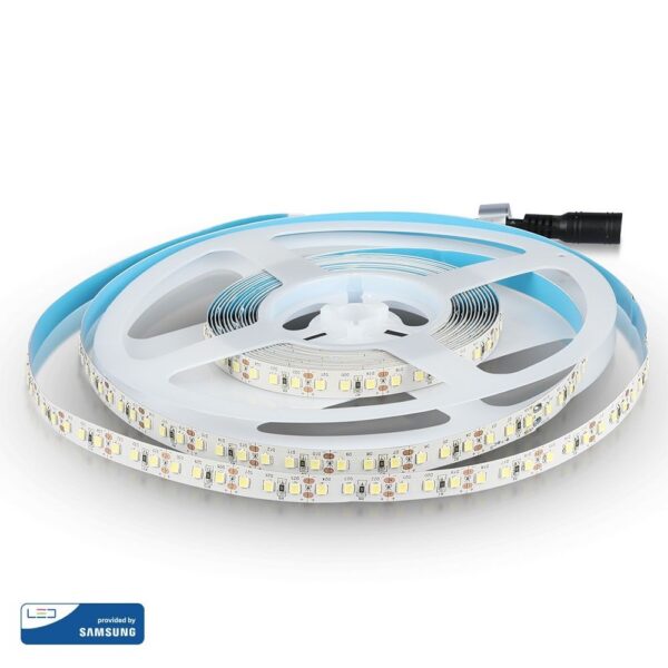 LED Ταινία 12W V-TAC PRO Samsung Chip Dimmable 12V 1200lm/m Θερμό Λευκό 3000Κ 5 Μέτρα – 323