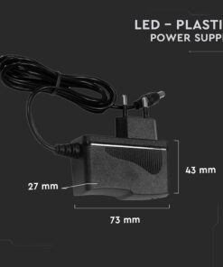 Τροφοδοτικό για LED 18W 12V IP44 Πλαστικό V-TAC – 3237