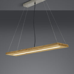 Κρεμαστό Φωτιστικό Trio Lighting LED 27W Ξύλο Step Dimmable 3000lm 3000K 323710130