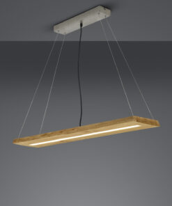 Κρεμαστό Φωτιστικό Trio Lighting LED 27W Ξύλο Step Dimmable 3000lm 3000K 323710130