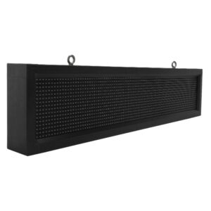 GloboStar® 90255 Κυλιόμενη Ψηφιακή Επιγραφή P10 LED SMD AC 220-240V με Wi-Fi – Αδιάβροχή IP54 – Μονής Όψης – Μ104 x Π9 x Υ24cm RGBW
