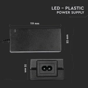 Τροφοδοτικό για LED 78W 12V IP44 Πλαστικό V-TAC – 3240