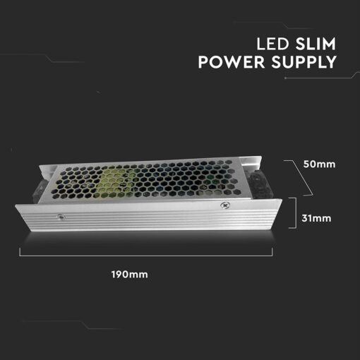 Τροφοδοτικό για LED 120W 12V IP20 Μεταλλικό V-TAC – 3243