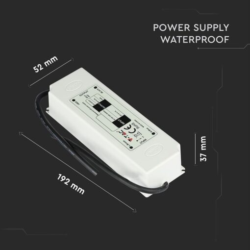 Τροφοδοτικό για LED 150W 12V V-TAC Αδιάβροχο IP67 Πλαστικό – 3248