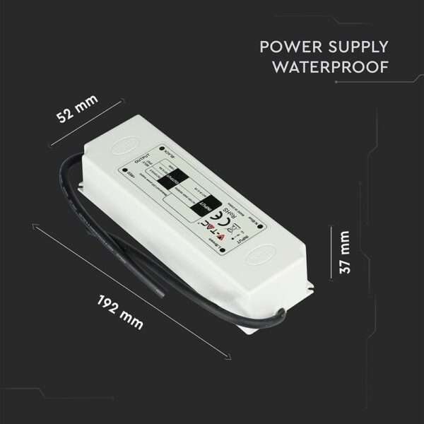 Τροφοδοτικό για LED 150W 12V V-TAC Αδιάβροχο IP67 Πλαστικό – 3248