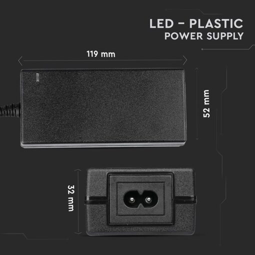 Τροφοδοτικό για LED 42W 12V IP44 Πλαστικό V-TAC – 3249