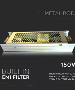 Τροφοδοτικό Μεταλλικό IP20 DC:24V 150W V-TAC – 3253