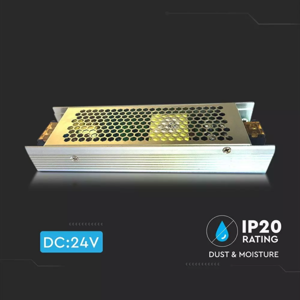 Τροφοδοτικό Μεταλλικό IP20 DC:24V 150W V-TAC – 3253