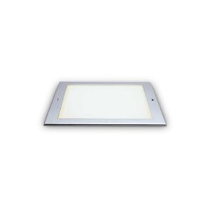 IDEAL LUX Χωνευτό Φωτιστικό Κήπου TAURUS LED 10W 3000K IP67 Ασημί Χρώματος – 325675