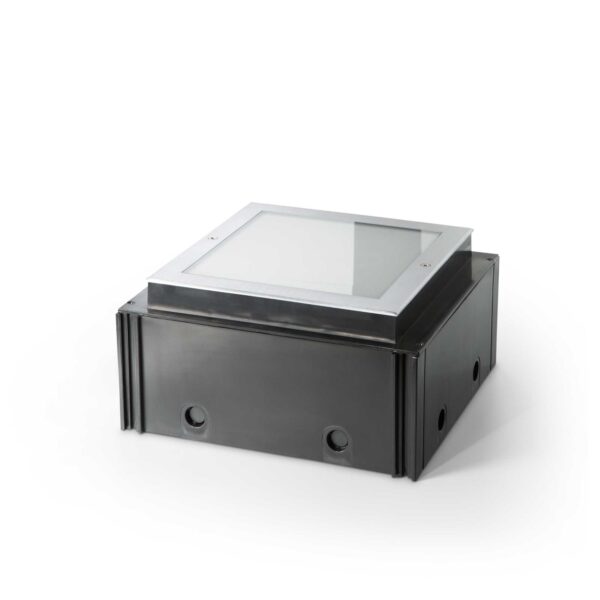 IDEAL LUX Χωνευτό Φωτιστικό Κήπου TAURUS LED 16W 3000K IP67 Ασημί Χρώματος – 325705