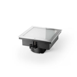 IDEAL LUX Χωνευτό Φωτιστικό Κήπου TAURUS LED 16W 3000K IP67 Ασημί Χρώματος – 325705