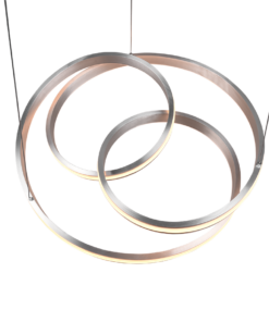 Κρεμαστό Φωτιστικό Trio Lighting LED 60W Νίκελ Ματ Μεταλλικό Step Dimmable 7200lm 2300+3000+4000K – 326210107