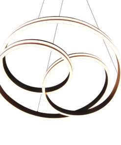 Κρεμαστό Φωτιστικό Trio Lighting LED 60W Μαύρο Ματ Μεταλλικό Step Dimmable 7200lm 2300+3000+4000K – 326210132