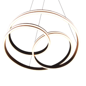 Κρεμαστό Φωτιστικό Trio Lighting  LED 60W Μαύρο Ματ Μεταλλικό Step Dimmable 7200lm  2300+3000+4000K – 326210132