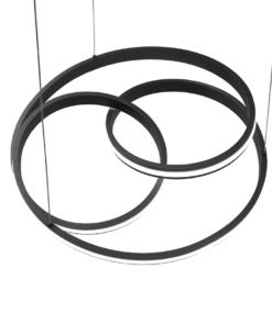 Κρεμαστό Φωτιστικό Trio Lighting LED 60W Μαύρο Ματ Μεταλλικό Step Dimmable 7200lm 2300+3000+4000K – 326210132