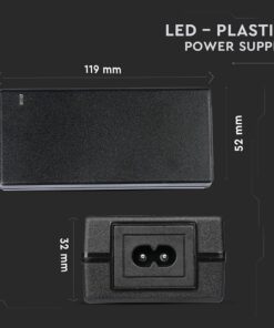 Τροφοδοτικό για LED 60W 24V IP44 Πλαστικό V-TAC – 3264