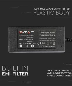 Τροφοδοτικό για LED 60W 24V IP44 Πλαστικό V-TAC – 3264