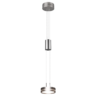Κρεμαστό Φωτιστικό Trio Lighting  LED 9W Νίκελ Ματ Αλουμίνιο Step Dimmable 1050lm  3000K – 326510107