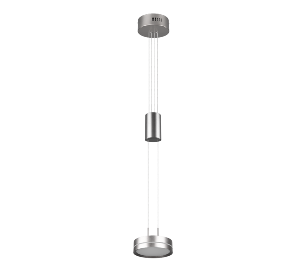 Κρεμαστό Φωτιστικό Trio Lighting  LED 9W Νίκελ Ματ Αλουμίνιο Step Dimmable 1050lm  3000K – 326510107