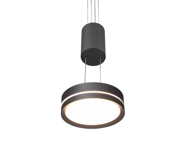 Κρεμαστό Φωτιστικό Trio Lighting  LED 9W Ανθρακί Αλουμίνιο Step Dimmable 1050lm  3000K – 326510142