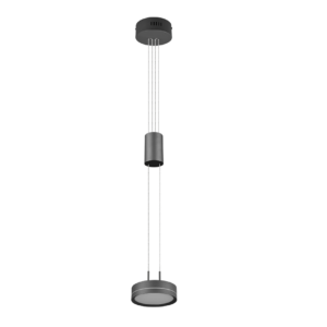 Κρεμαστό Φωτιστικό Trio Lighting  LED 9W Ανθρακί Αλουμίνιο Step Dimmable 1050lm  3000K – 326510142