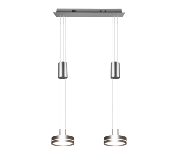 Κρεμαστό Φωτιστικό Trio Lighting  LED 9W Νίκελ Ματ Αλουμίνιο Step Dimmable 1050lm  3000K – 326510207