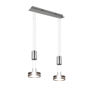 Κρεμαστό Φωτιστικό Trio Lighting  LED 9W Νίκελ Ματ Αλουμίνιο Step Dimmable 1050lm  3000K – 326510207