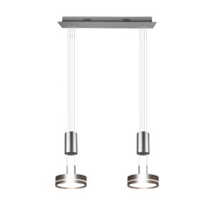 Κρεμαστό Φωτιστικό Trio Lighting  LED 9W Νίκελ Ματ Αλουμίνιο Step Dimmable 1050lm  3000K – 326510207