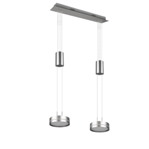 Κρεμαστό Φωτιστικό Trio Lighting  LED 9W Νίκελ Ματ Αλουμίνιο Step Dimmable 1050lm  3000K – 326510207