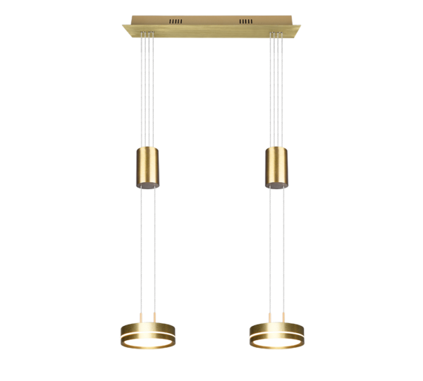 Κρεμαστό Φωτιστικό Trio Lighting  LED 9W Ορείχαλκος Αλουμίνιο Step Dimmable 1050lm  3000K – 326510208