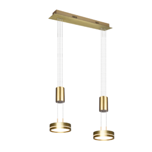 Κρεμαστό Φωτιστικό Trio Lighting  LED 9W Ορείχαλκος Αλουμίνιο Step Dimmable 1050lm  3000K – 326510208