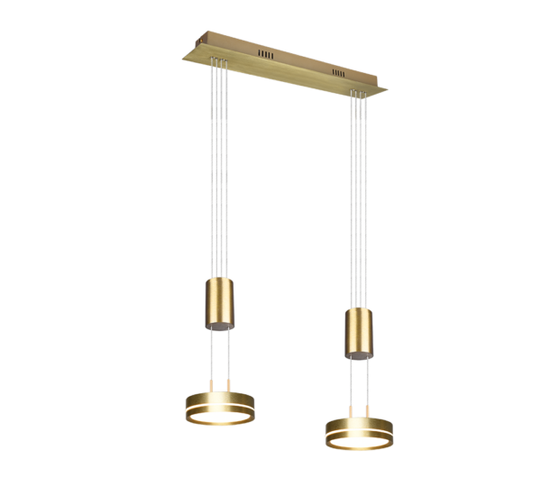 Κρεμαστό Φωτιστικό Trio Lighting  LED 9W Ορείχαλκος Αλουμίνιο Step Dimmable 1050lm  3000K – 326510208