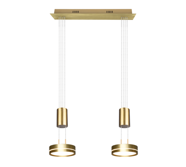 Κρεμαστό Φωτιστικό Trio Lighting  LED 9W Ορείχαλκος Αλουμίνιο Step Dimmable 1050lm  3000K – 326510208